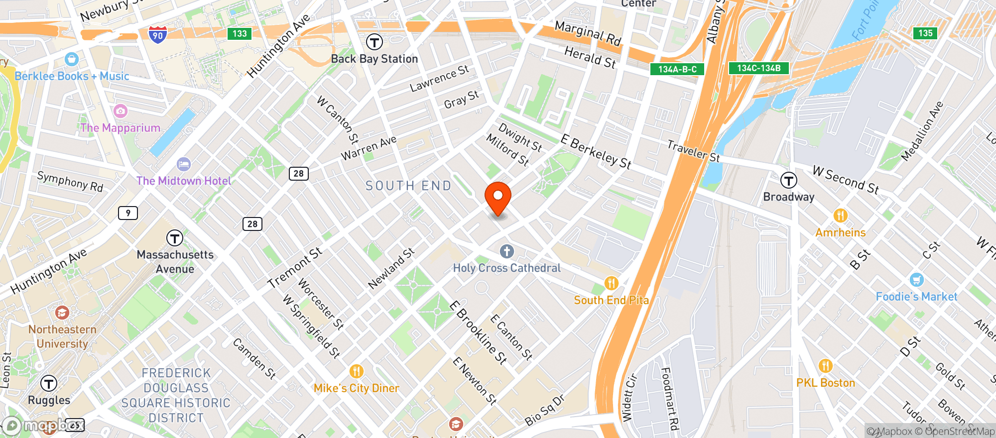 Map showing Dray