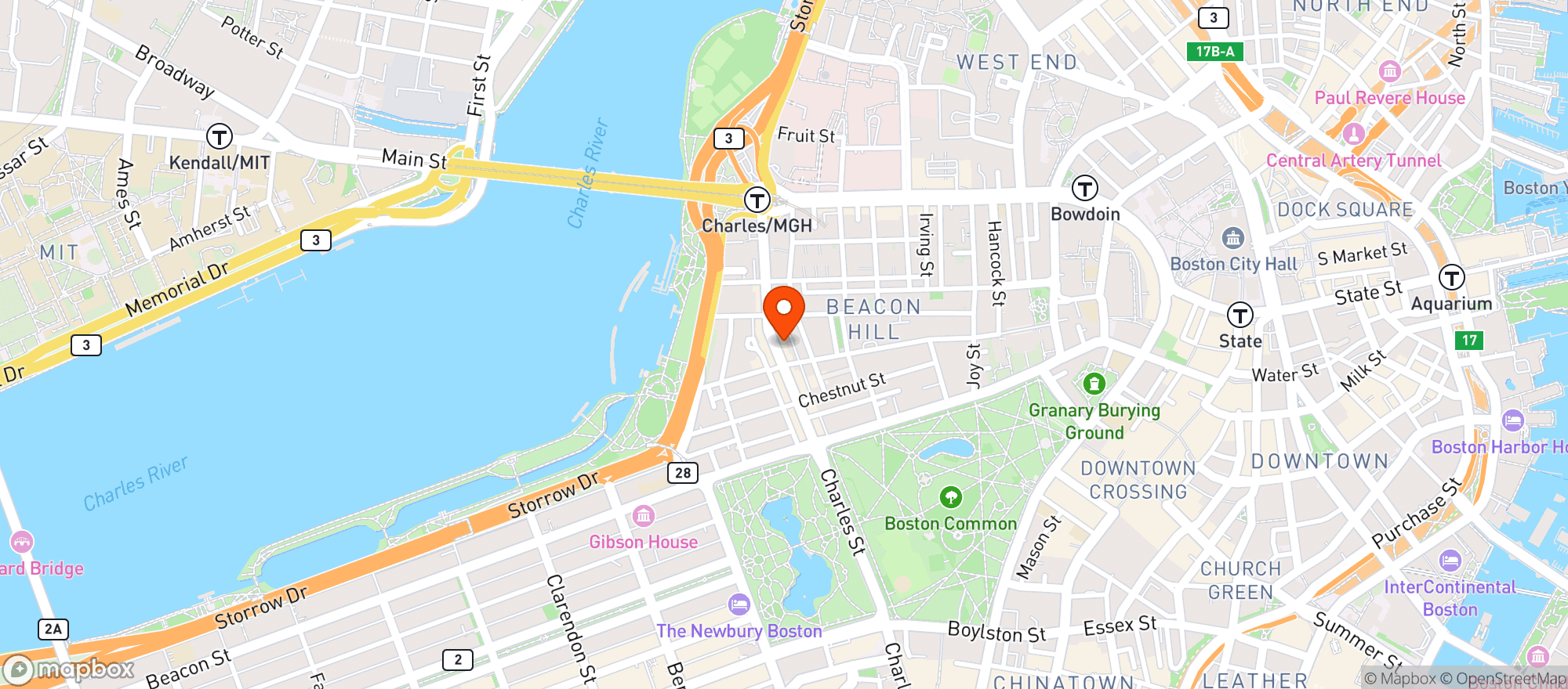 Map showing Beacon Hill Books & Café
