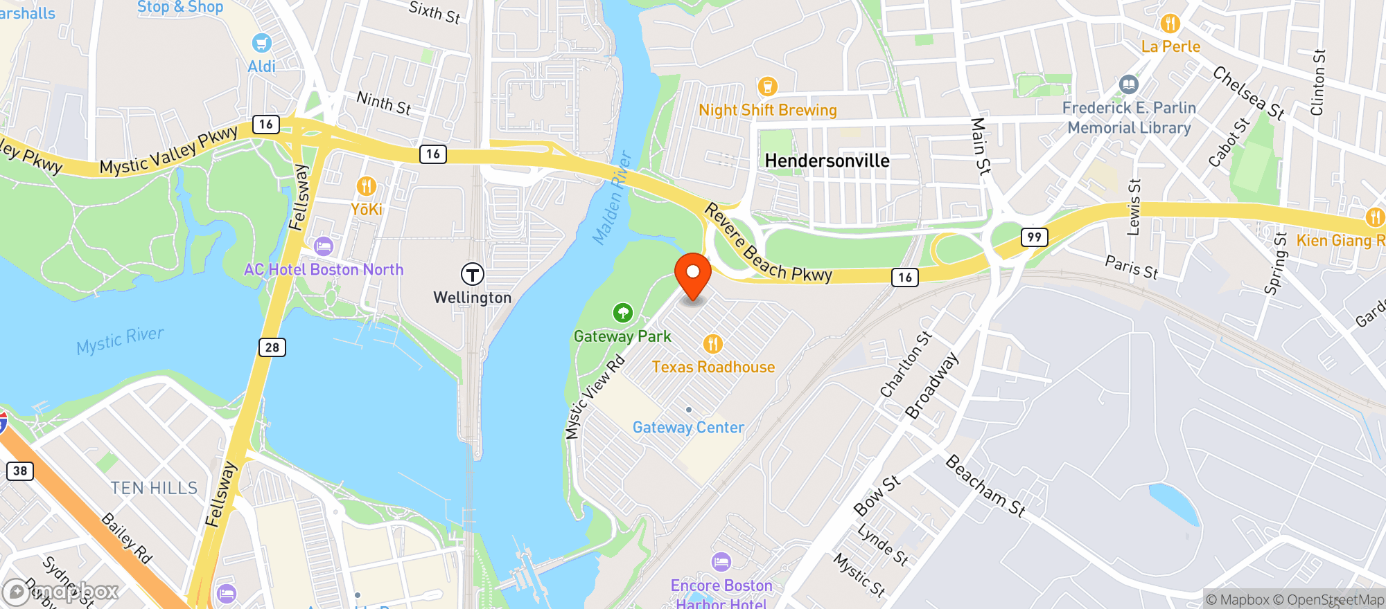 Map showing Vitamin Shoppe - Everett