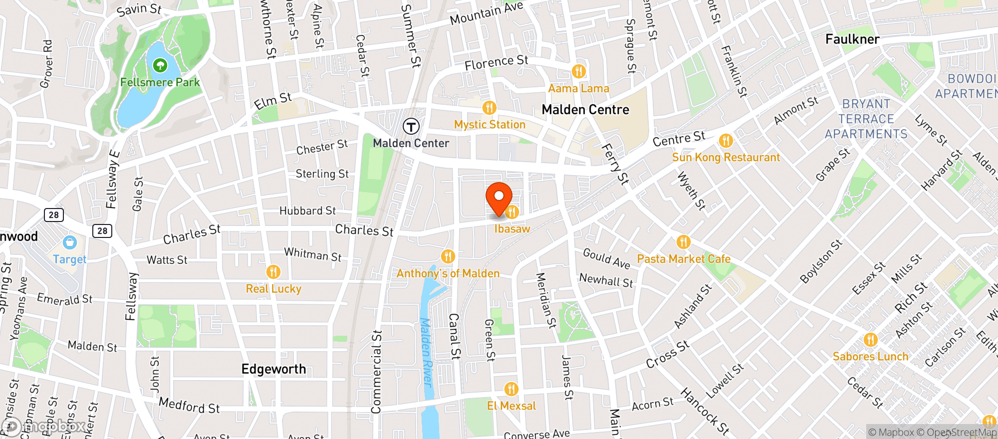 Map showing Liquor Aisles