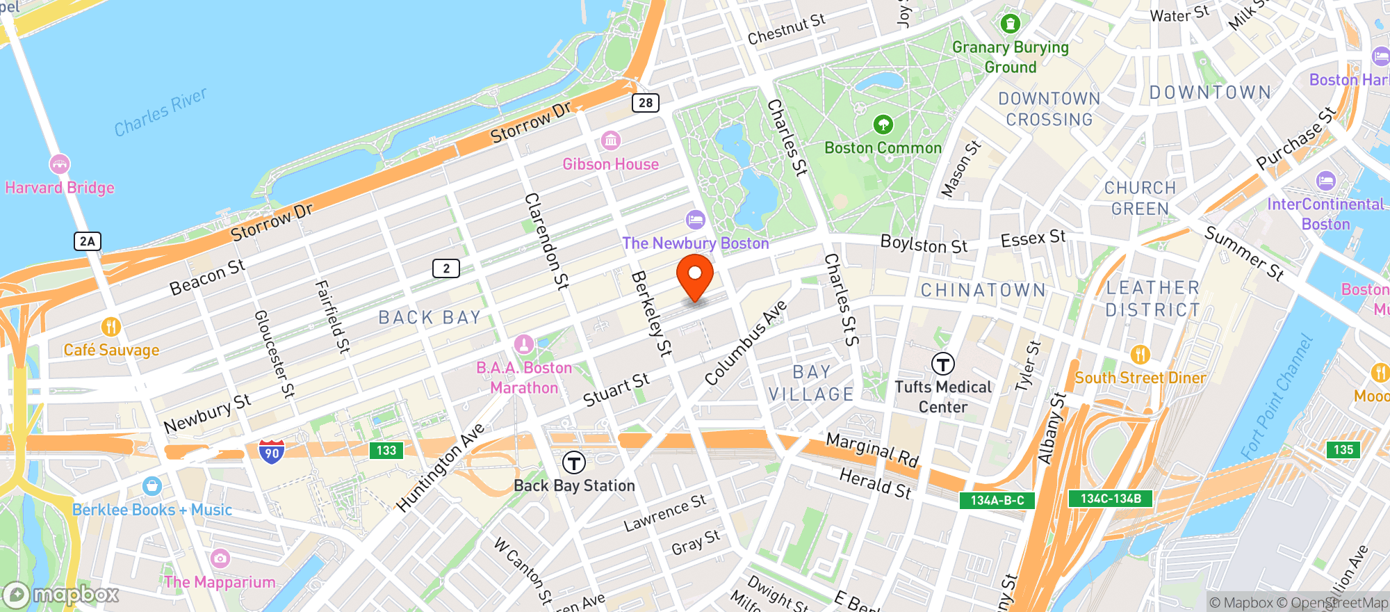 Map showing Bacco's