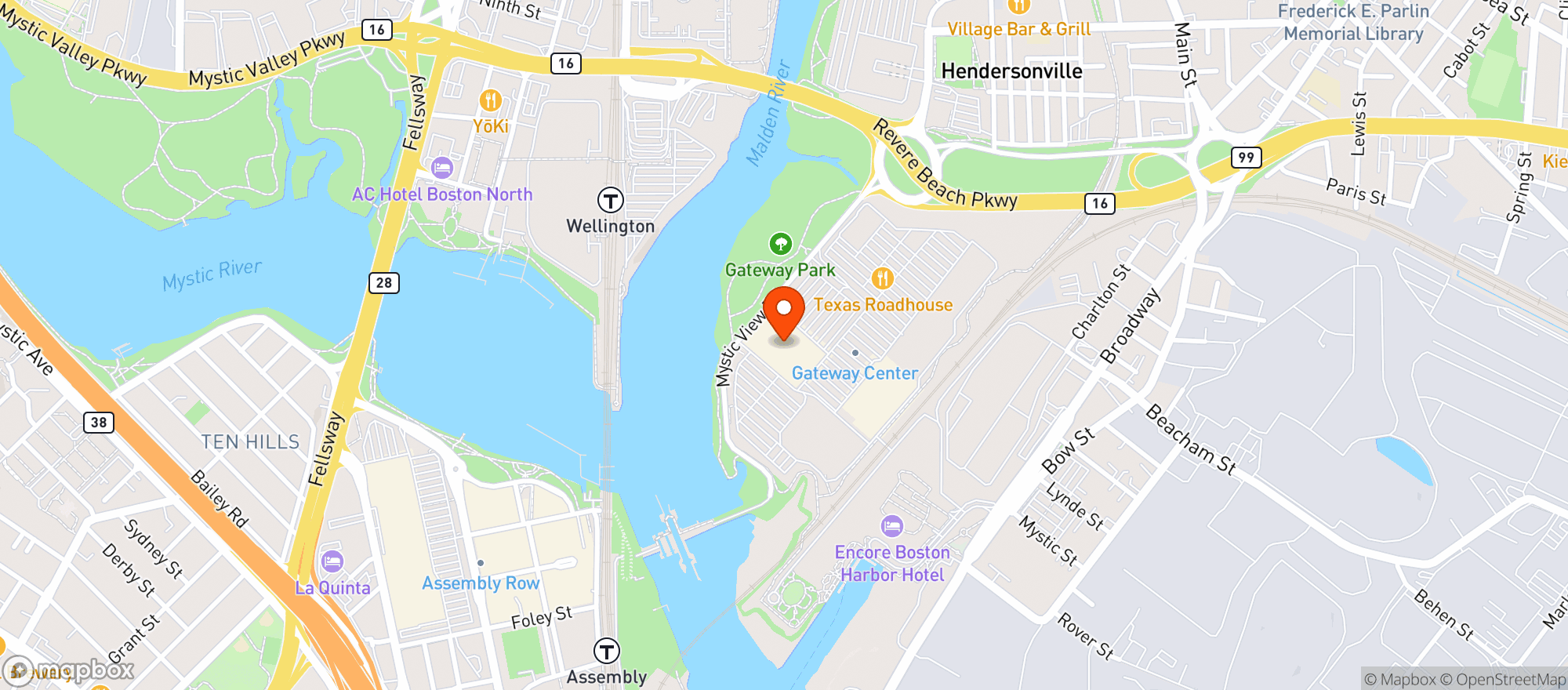 Map showing Target - Everett