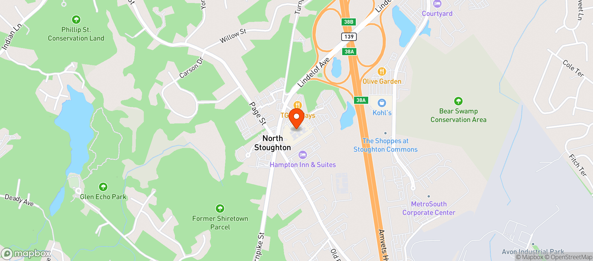 Map showing Target