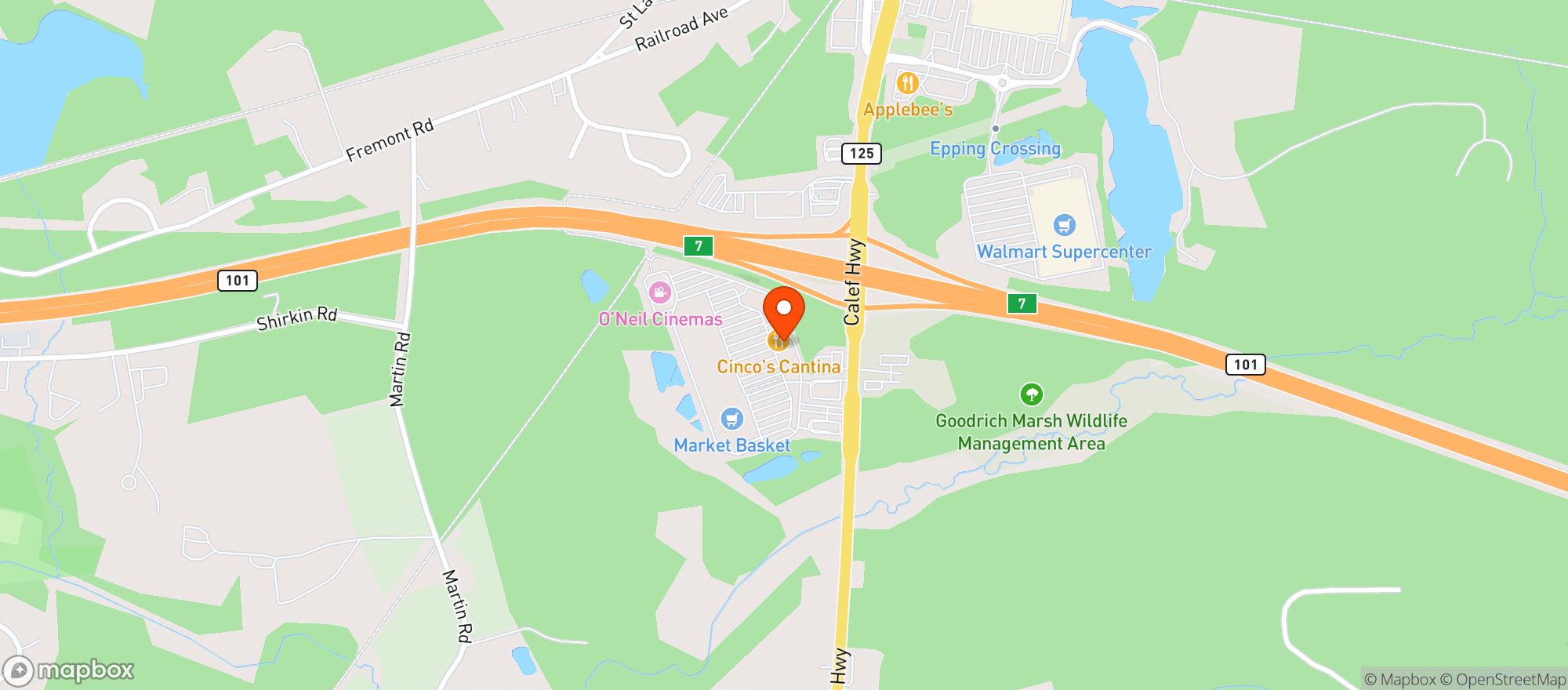 Map showing Gnc - 2473 - Brickyard Square