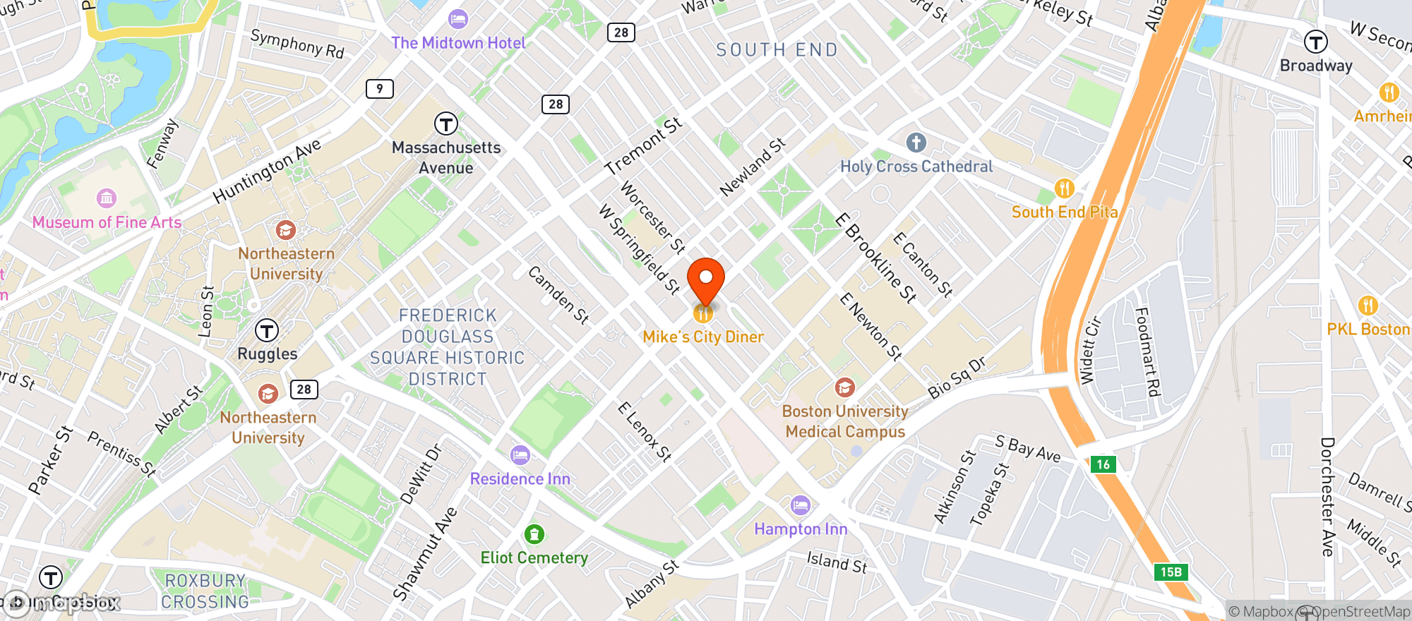 Map showing Toro