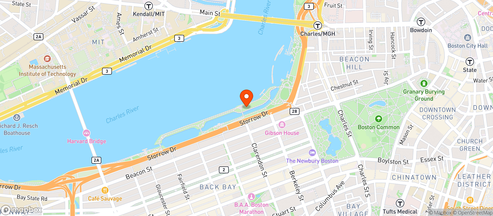 Map showing Night Shift Owl’s Nest
