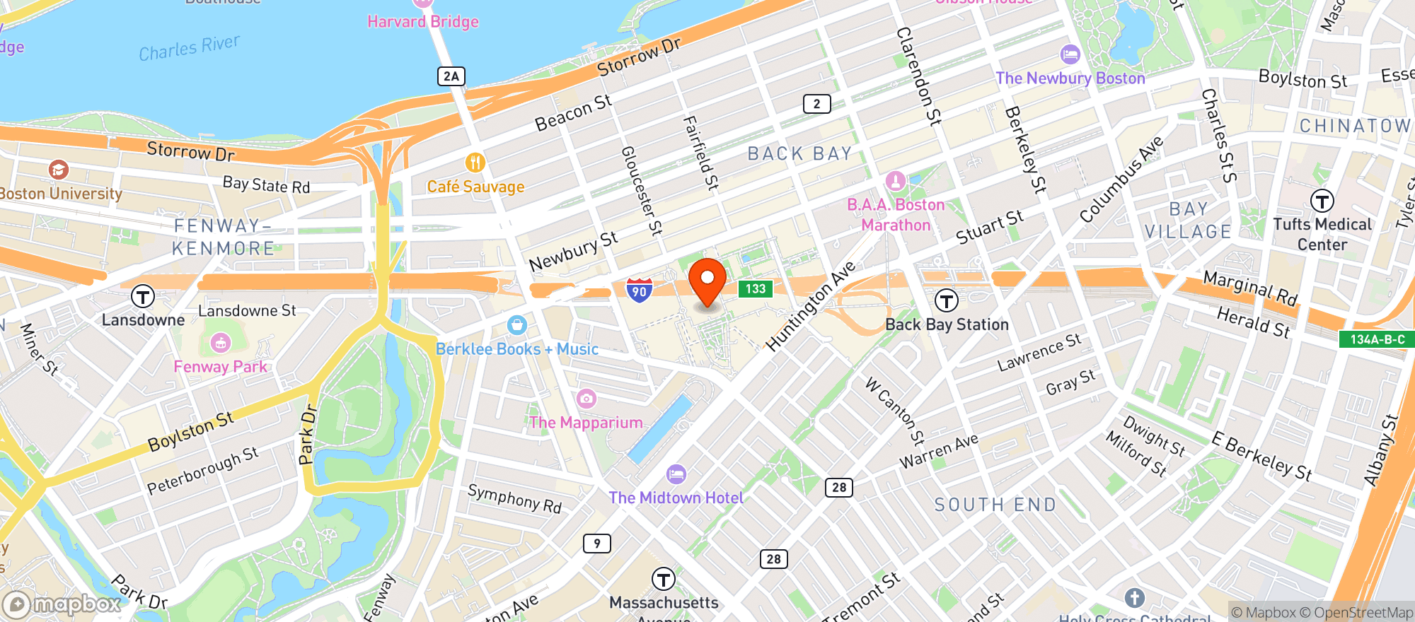 Map showing Gopuff