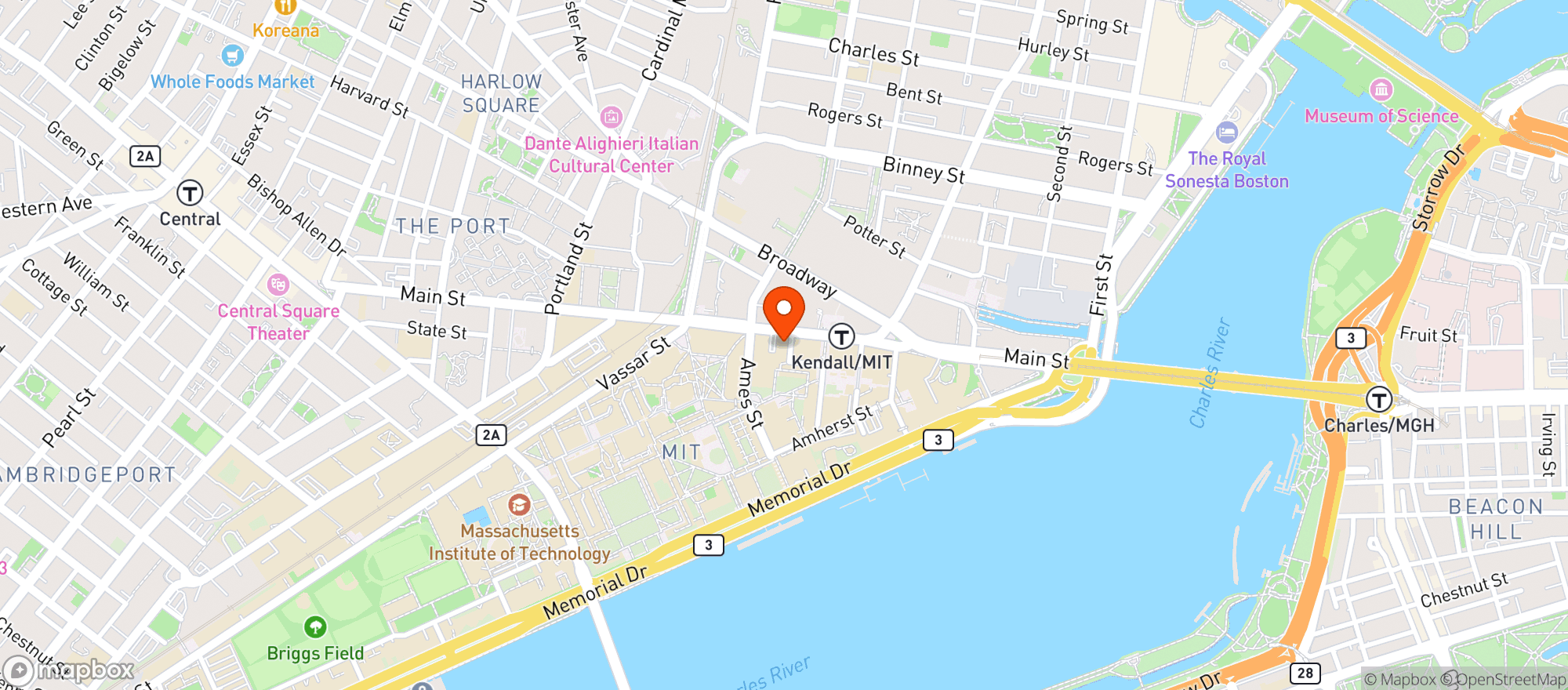 Map showing Black Sheep At The Kendall Hotel