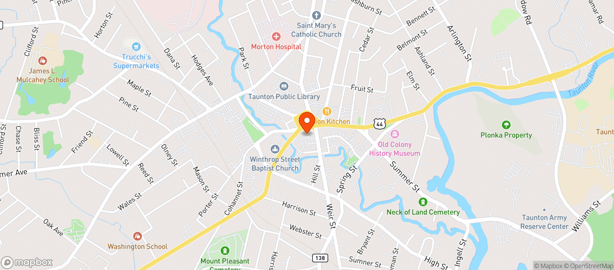 Map showing El Mariachi