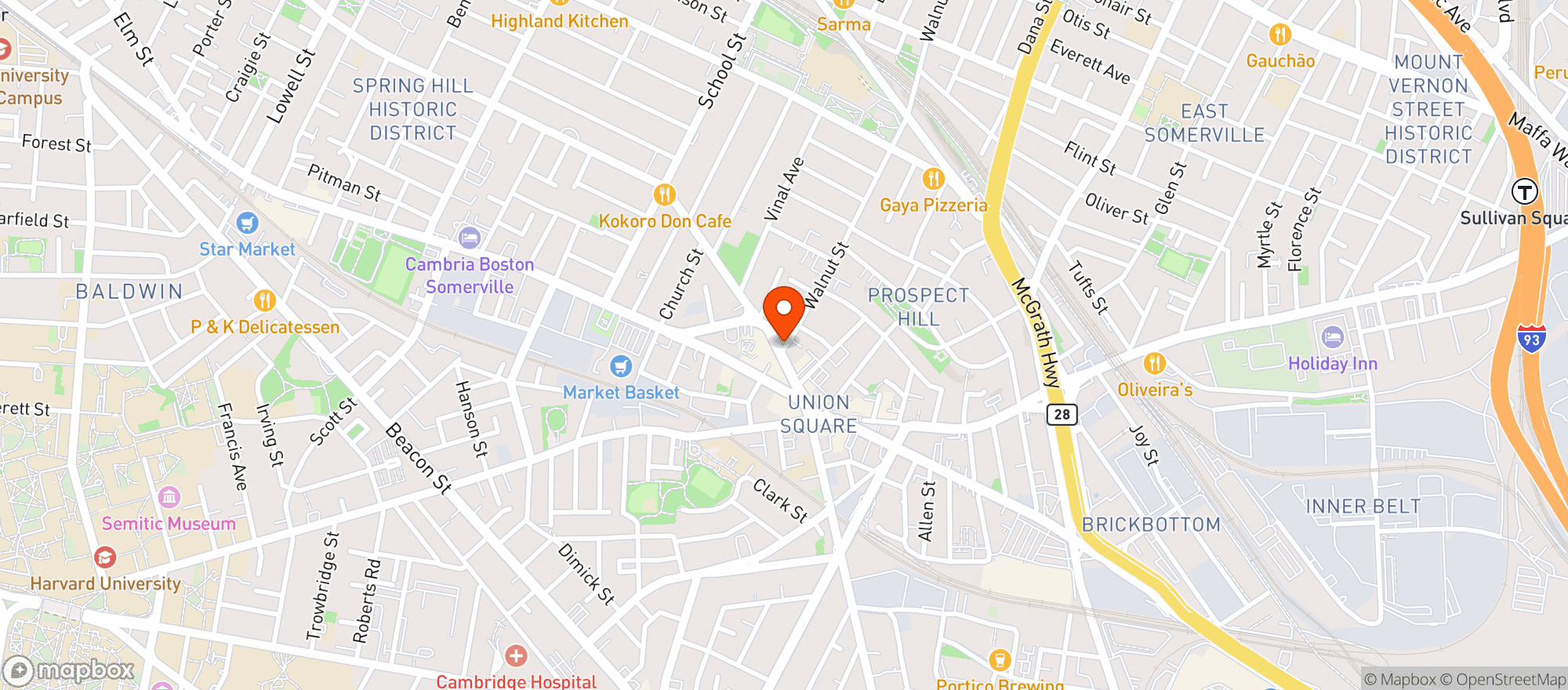 Map showing Wild Child