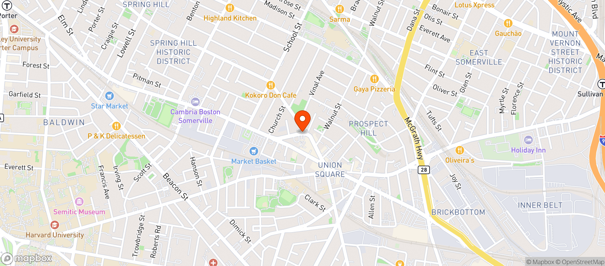 Map showing Buenas