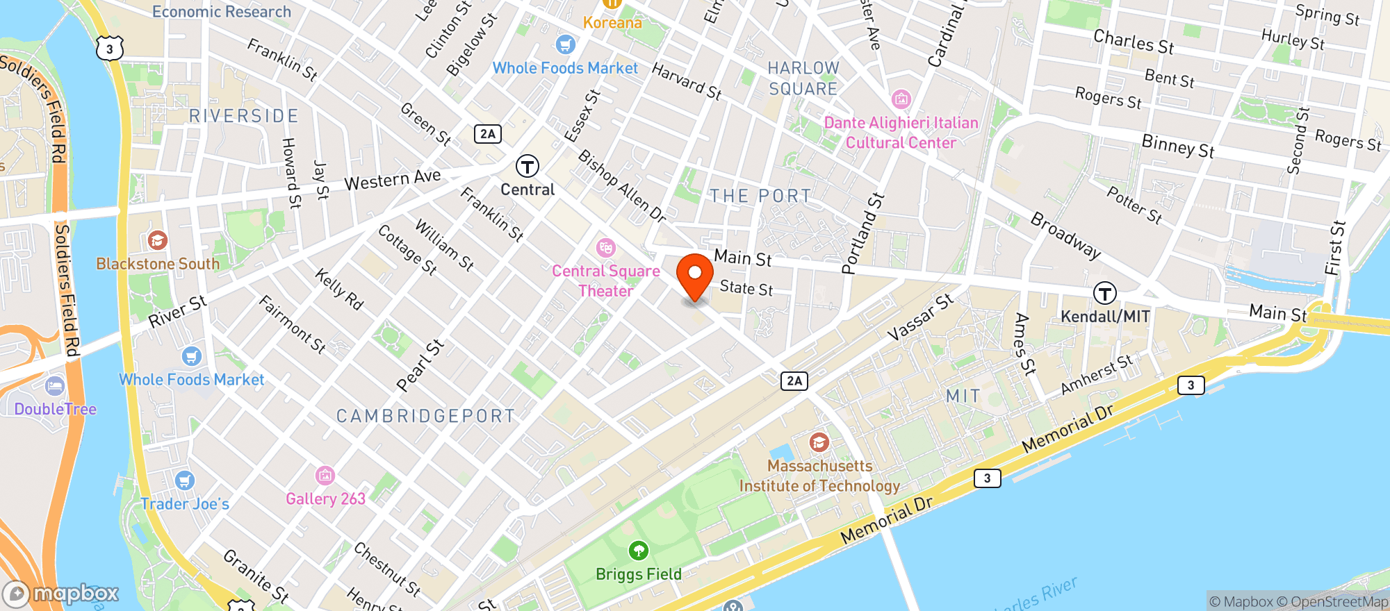 Map showing A4cade