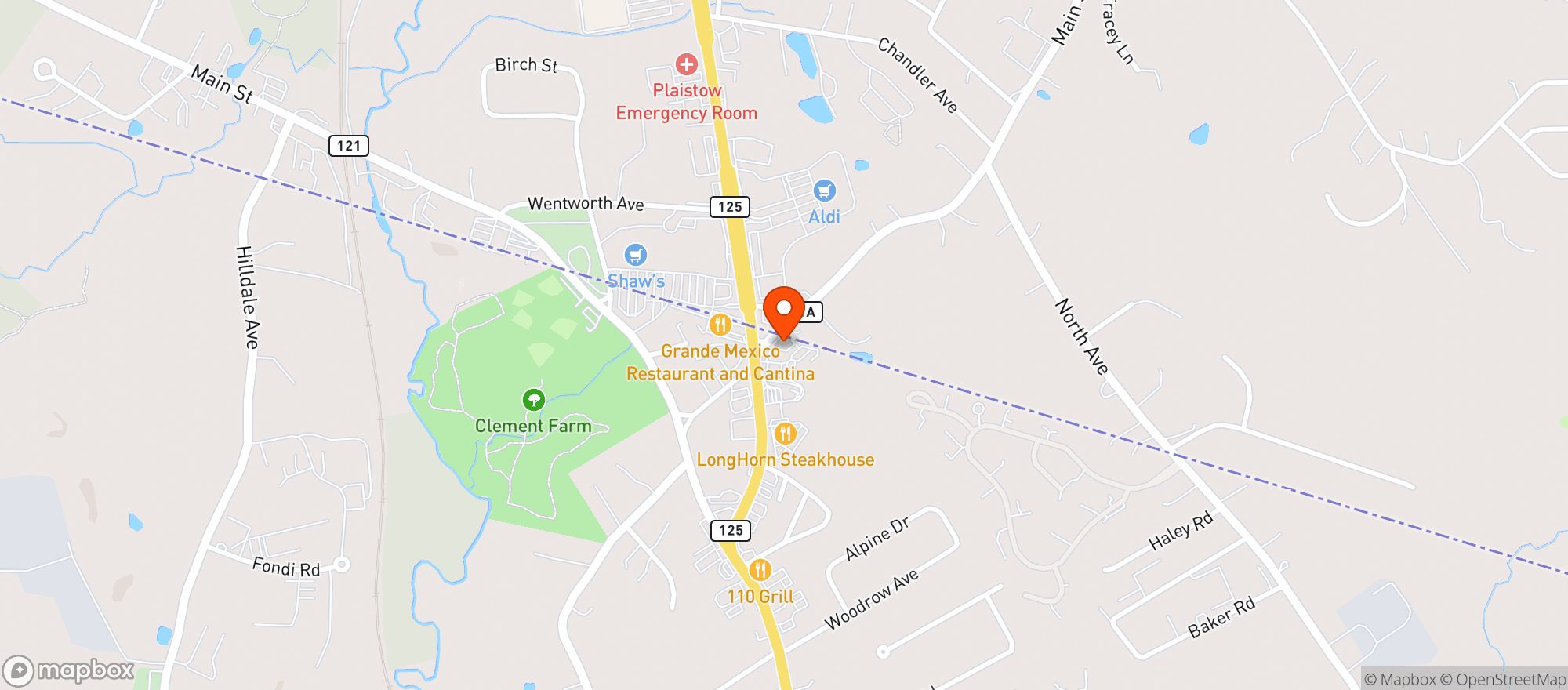 Map showing Full Harvest Moonz - Haverhill