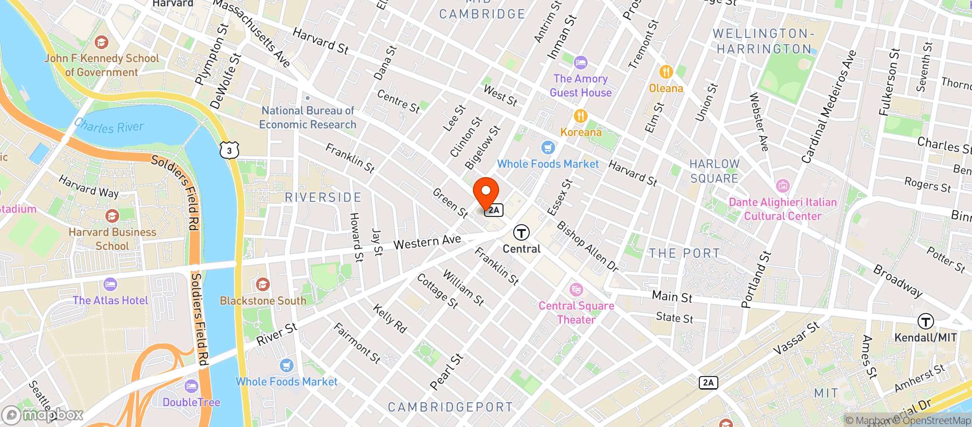 Map showing 730 Tavern Kitchen & Patio