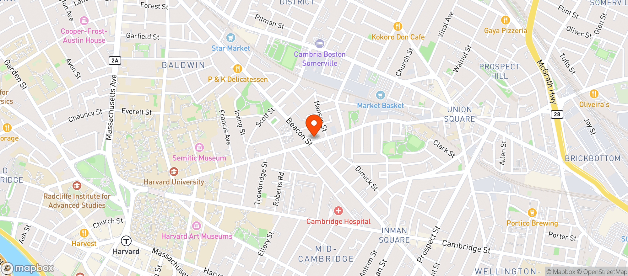Map showing Wine and Cheese Cask