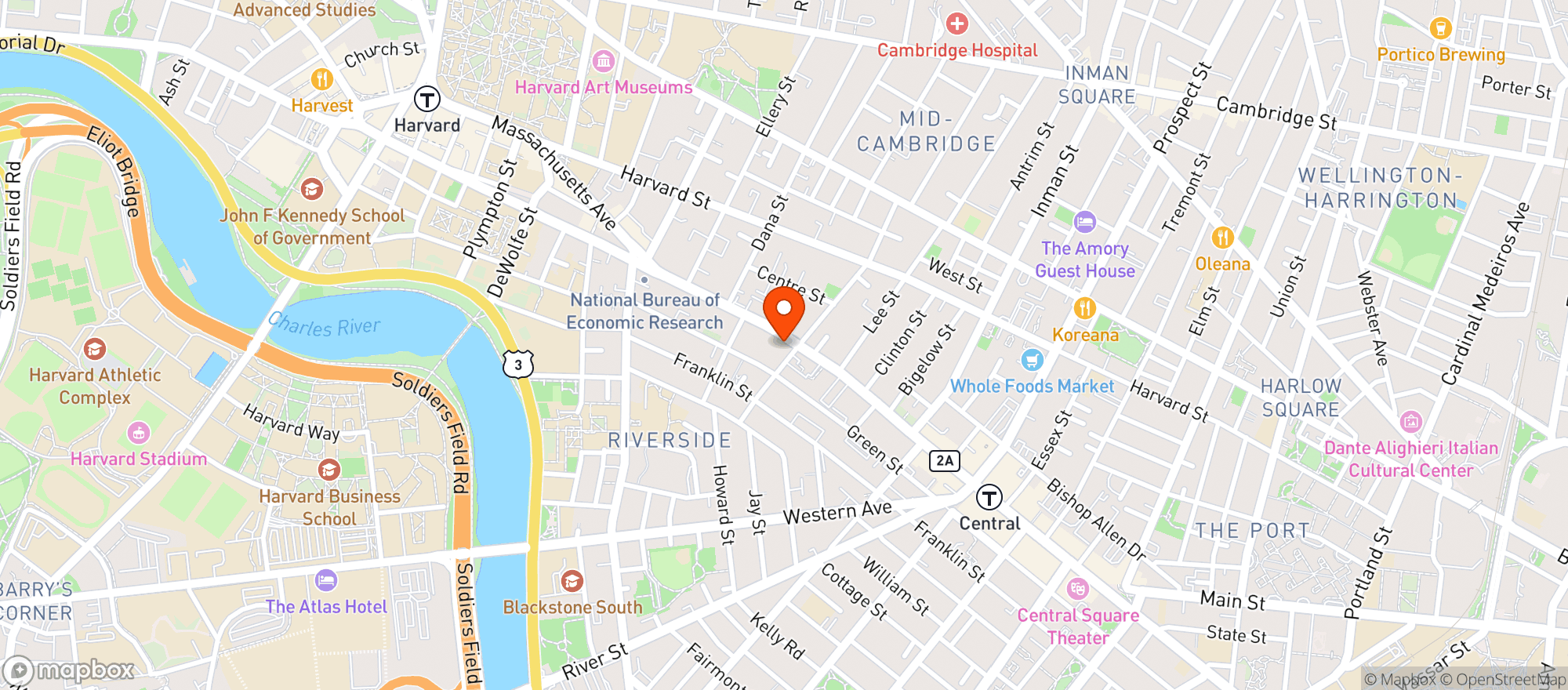 Map showing Pammys