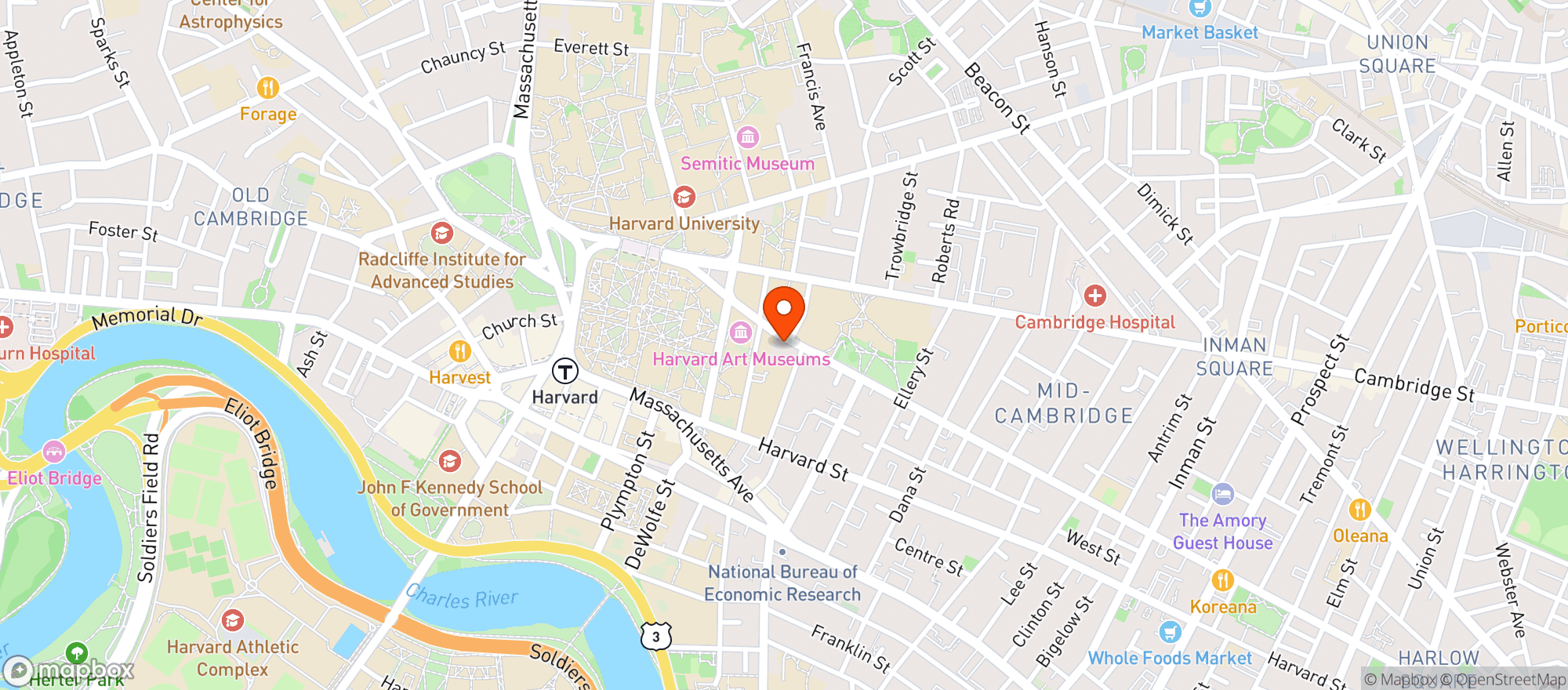 Map showing Broadway Market