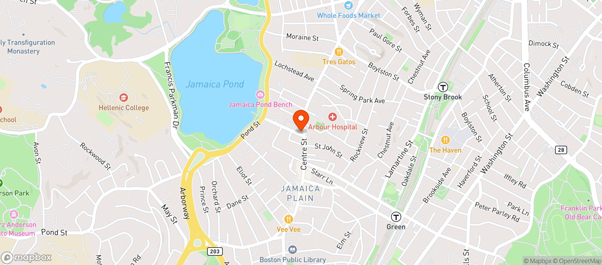 Map showing Beyond Proof