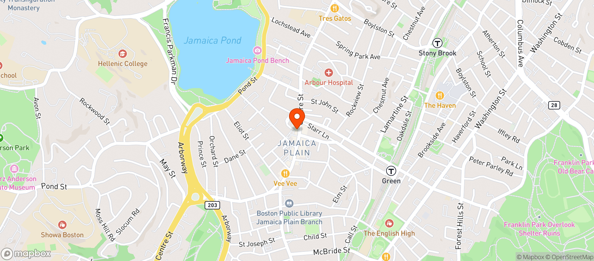 Map showing Tonino
