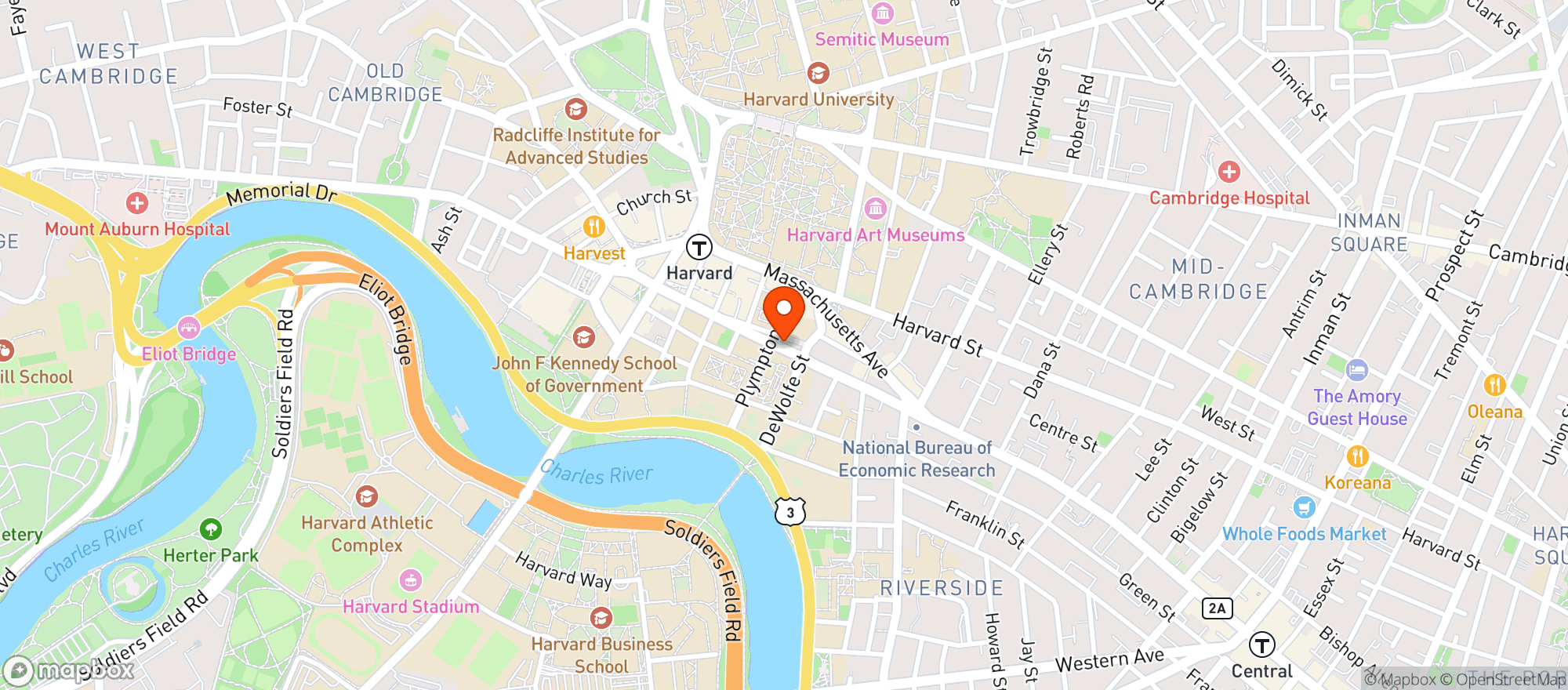 Map showing The Sea Hag Restaurant