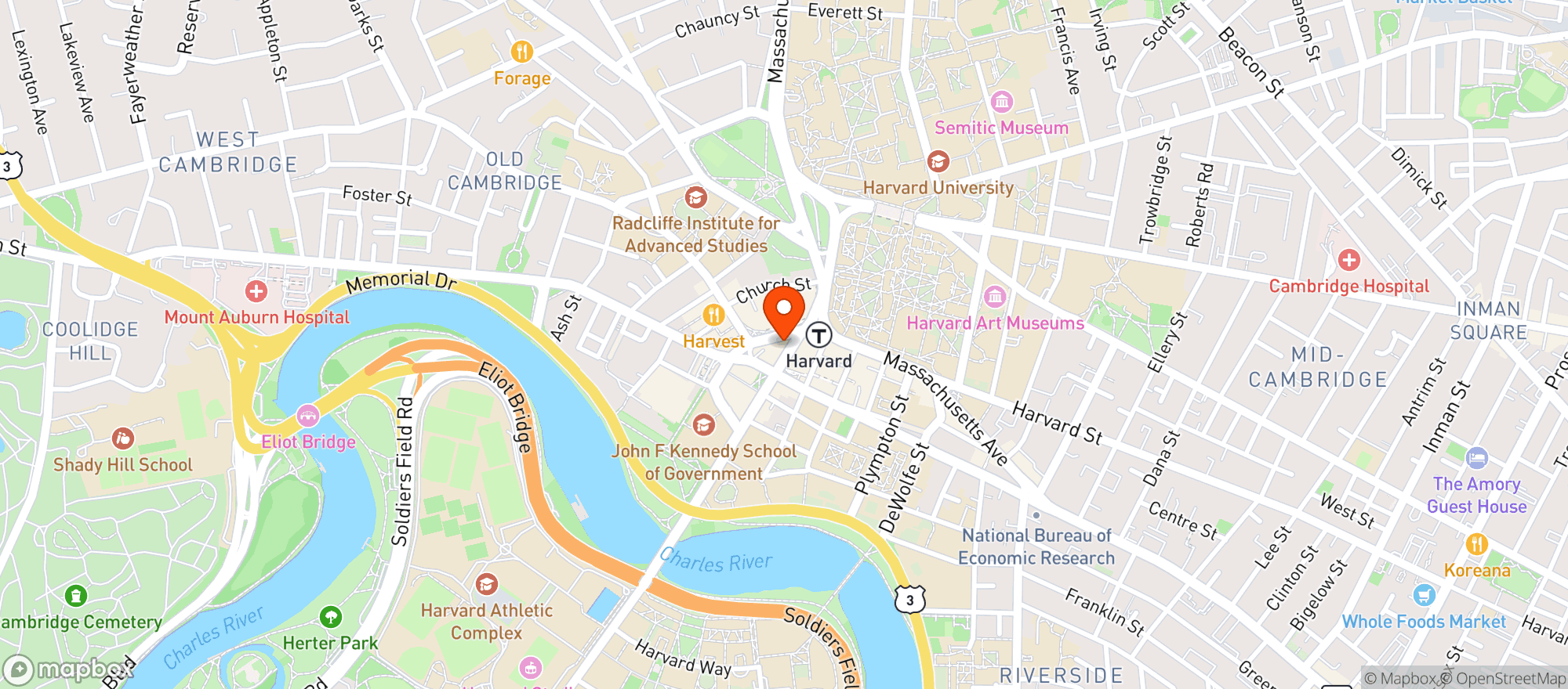 Map showing Comedy Studio