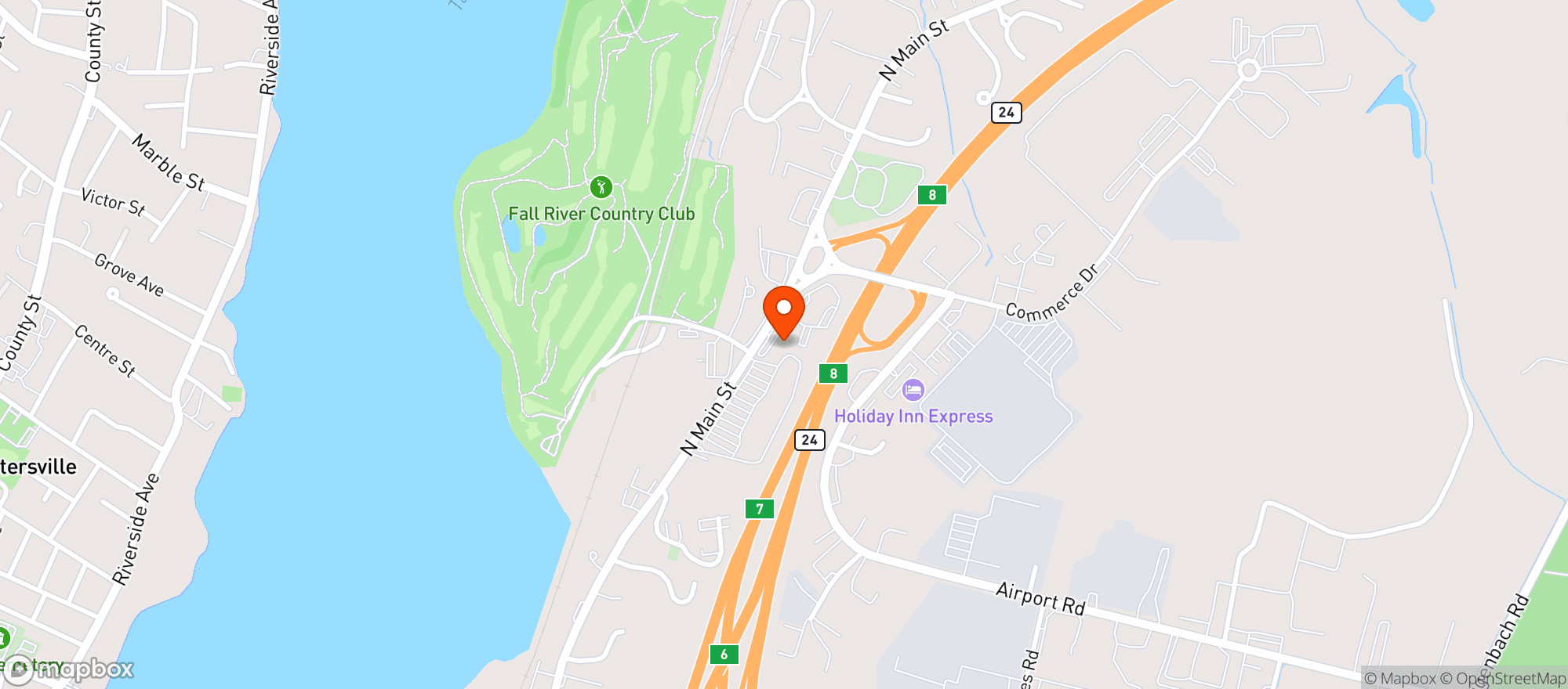 Map showing Royal Liquors
