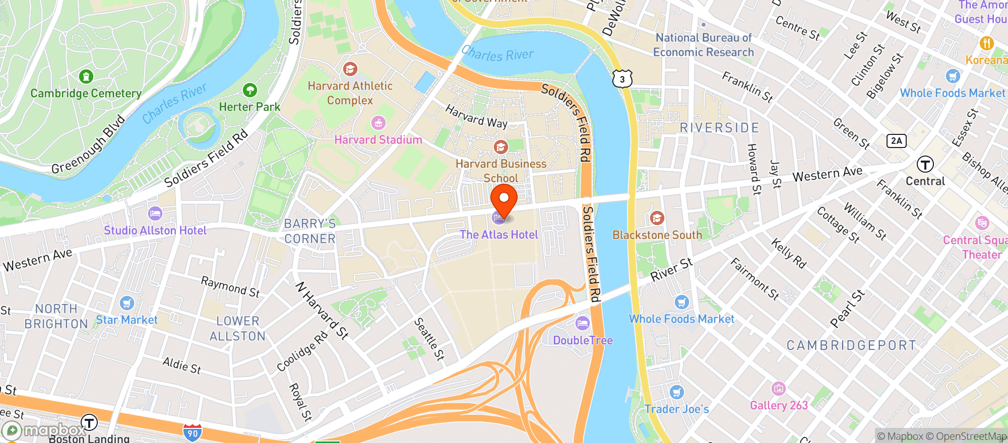 Map showing Ama At The Atlas
