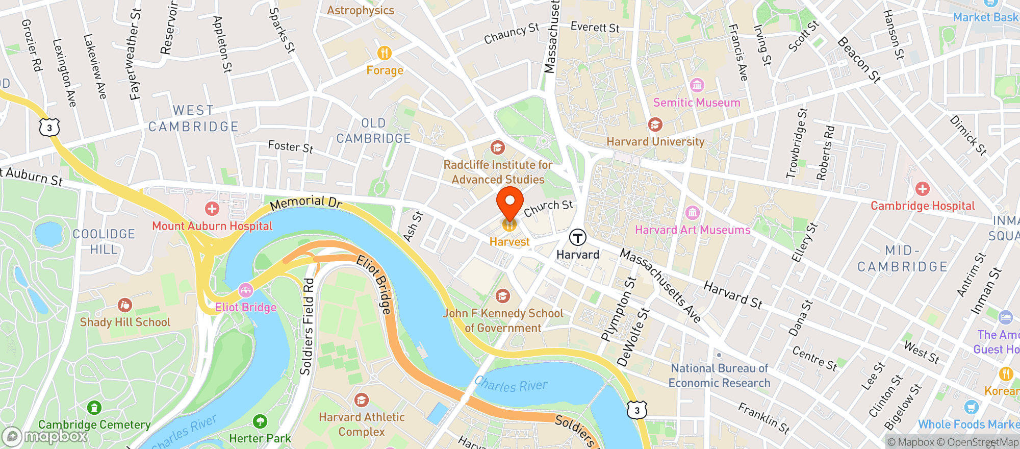 Map showing Lovestruck Books
