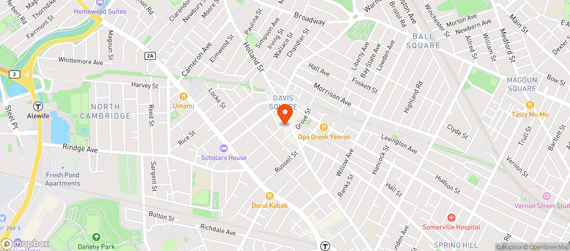 Map showing Sira - Somerville