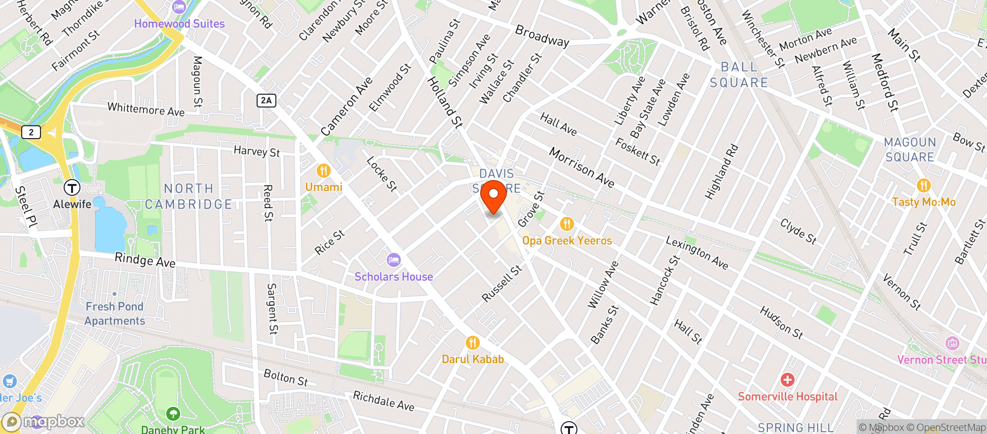 Map showing Redbones