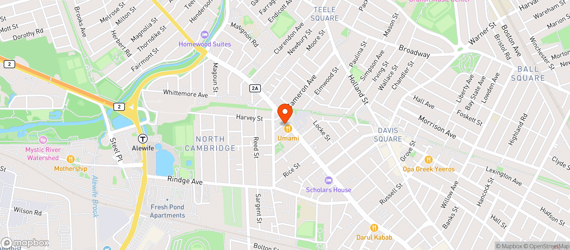 Map showing Joe Sent Me