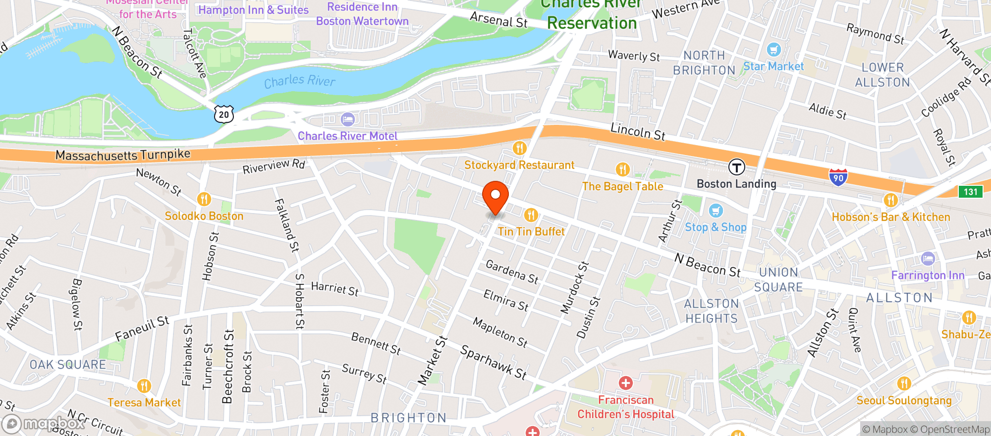 Map showing Whiskey & Wine Brighton