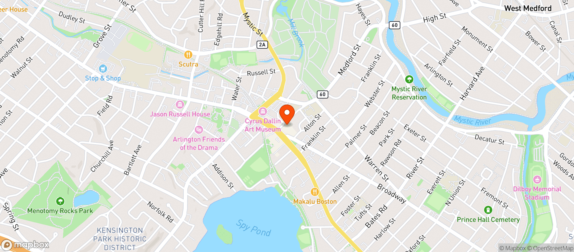 Map showing Regent Theatre