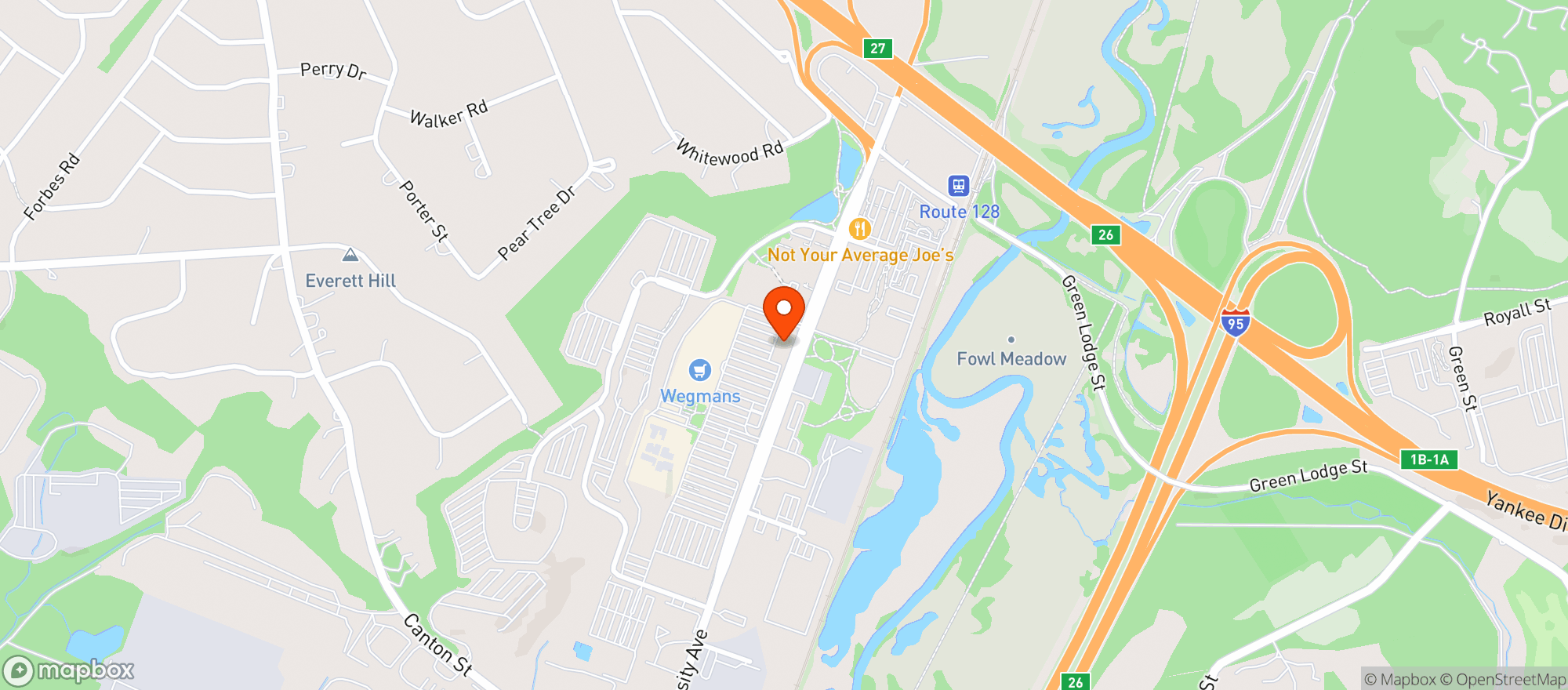 Map showing Gnc