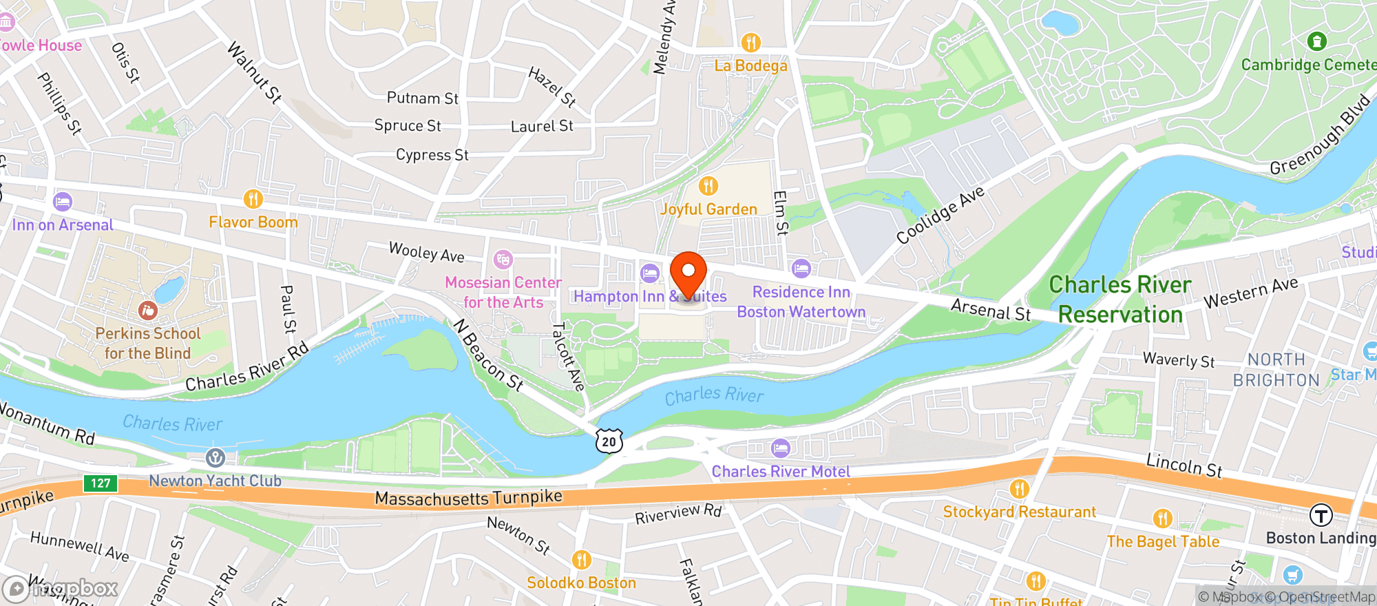 Map showing Gnc