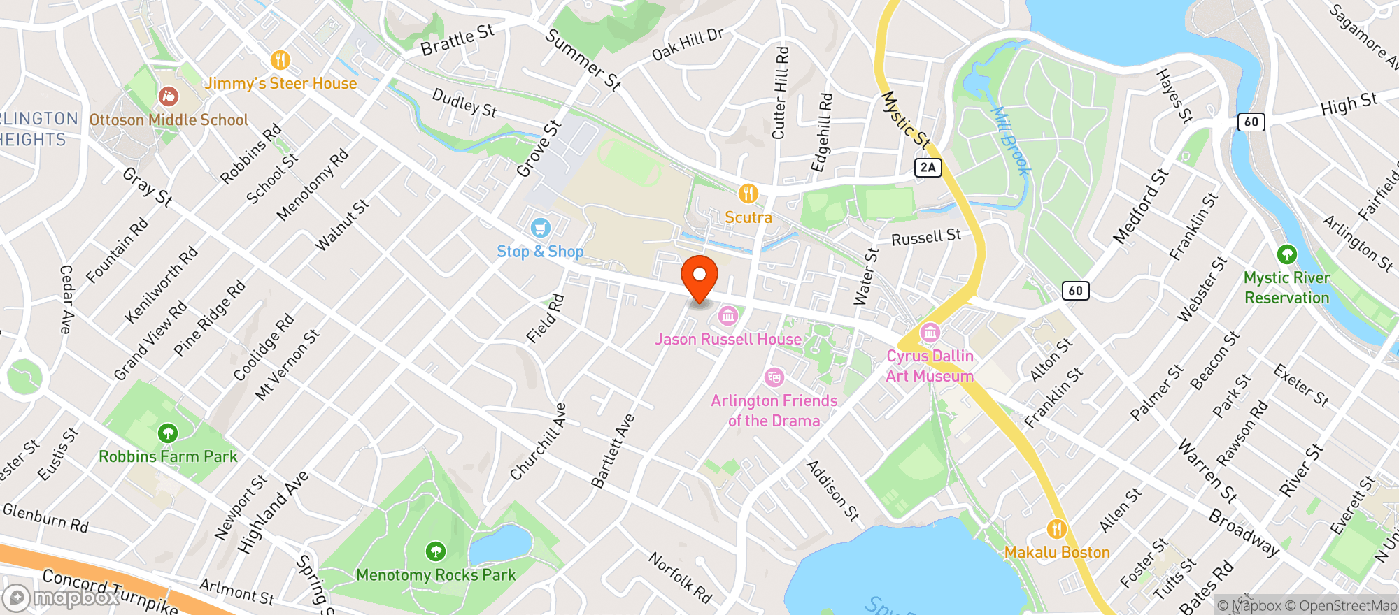 Map showing WHOLE FOODS MARKET #10507