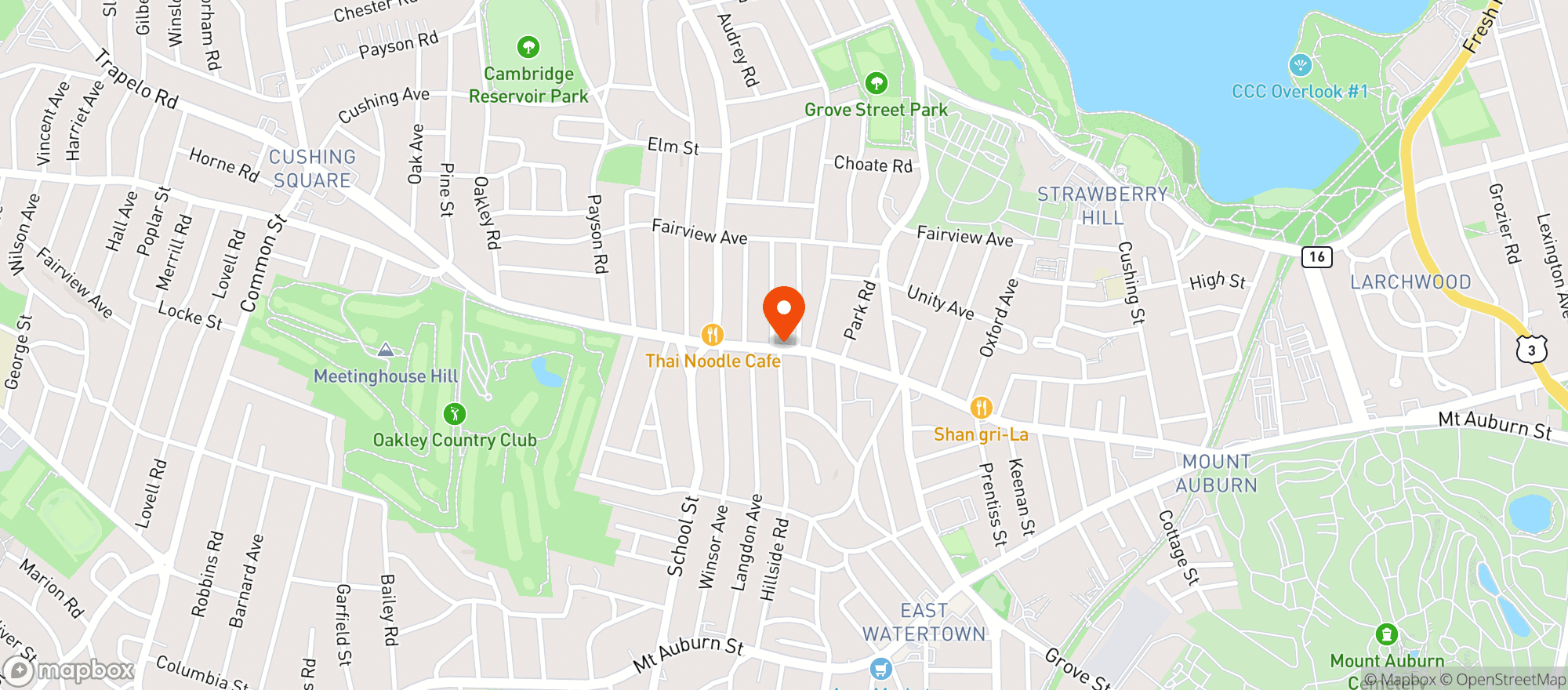Map showing Handy Spa