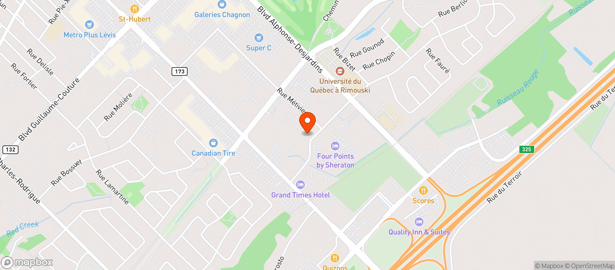 Map showing IGA extra Corpo #455