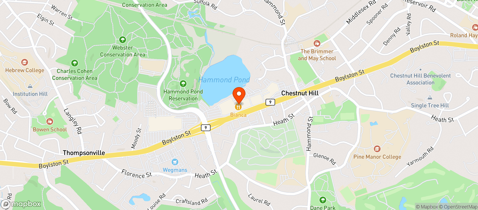 Map showing Bianca