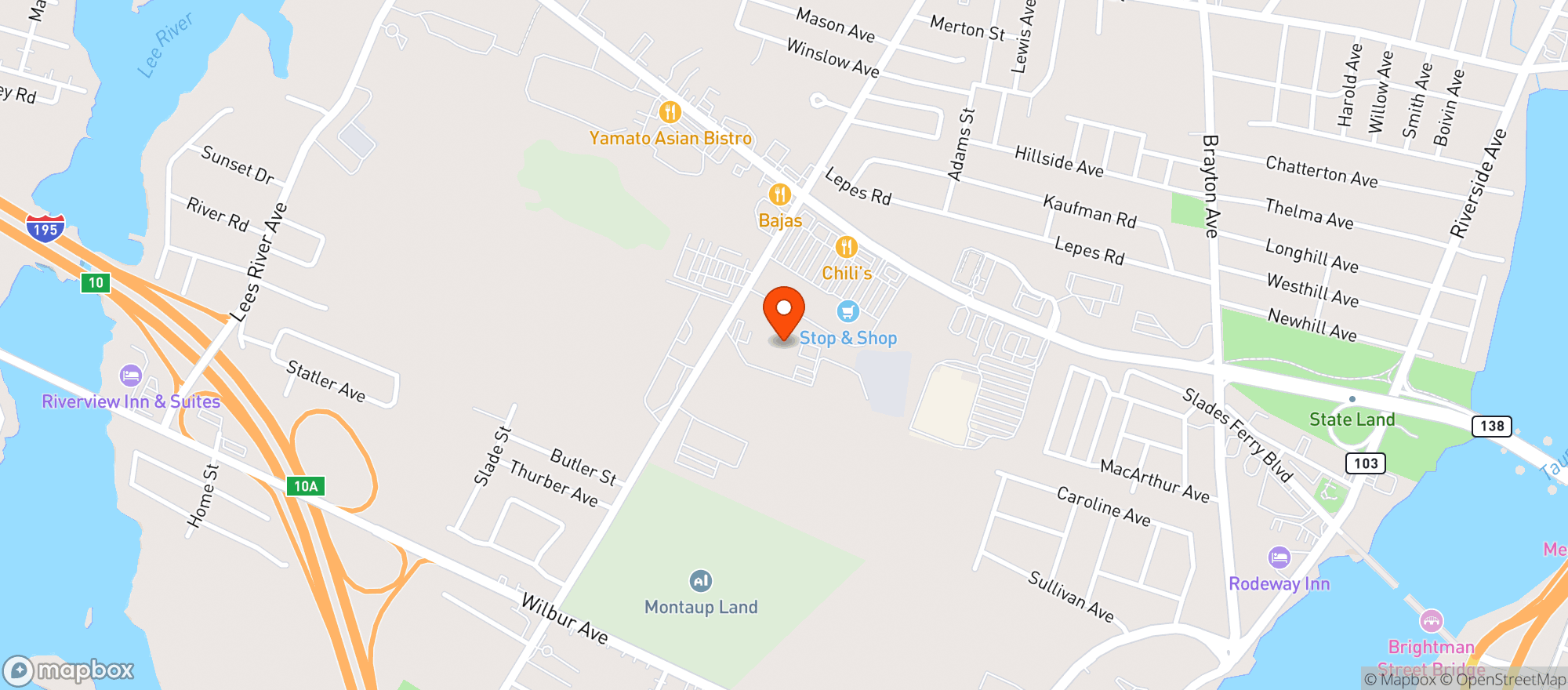 Map showing Solar Therapeutics - Dartmouth