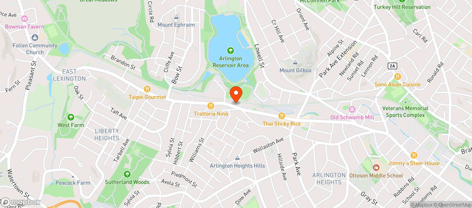 Map showing TRADER JOES