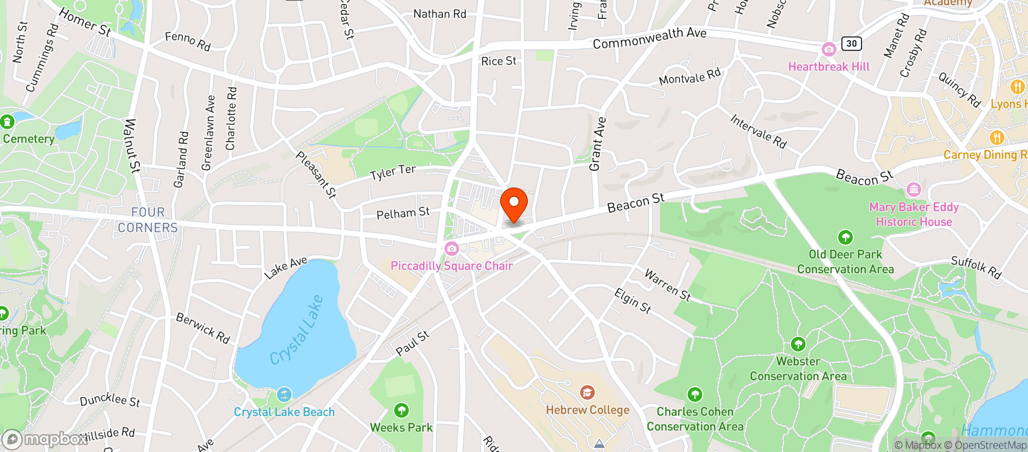 Map showing Sycamore