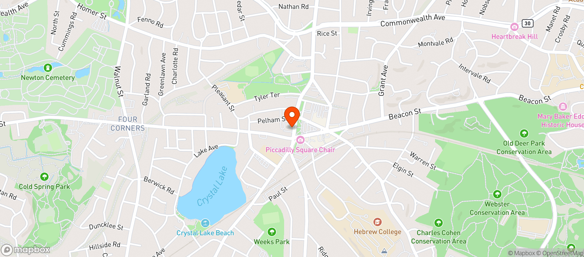 Map showing Little Big Diner