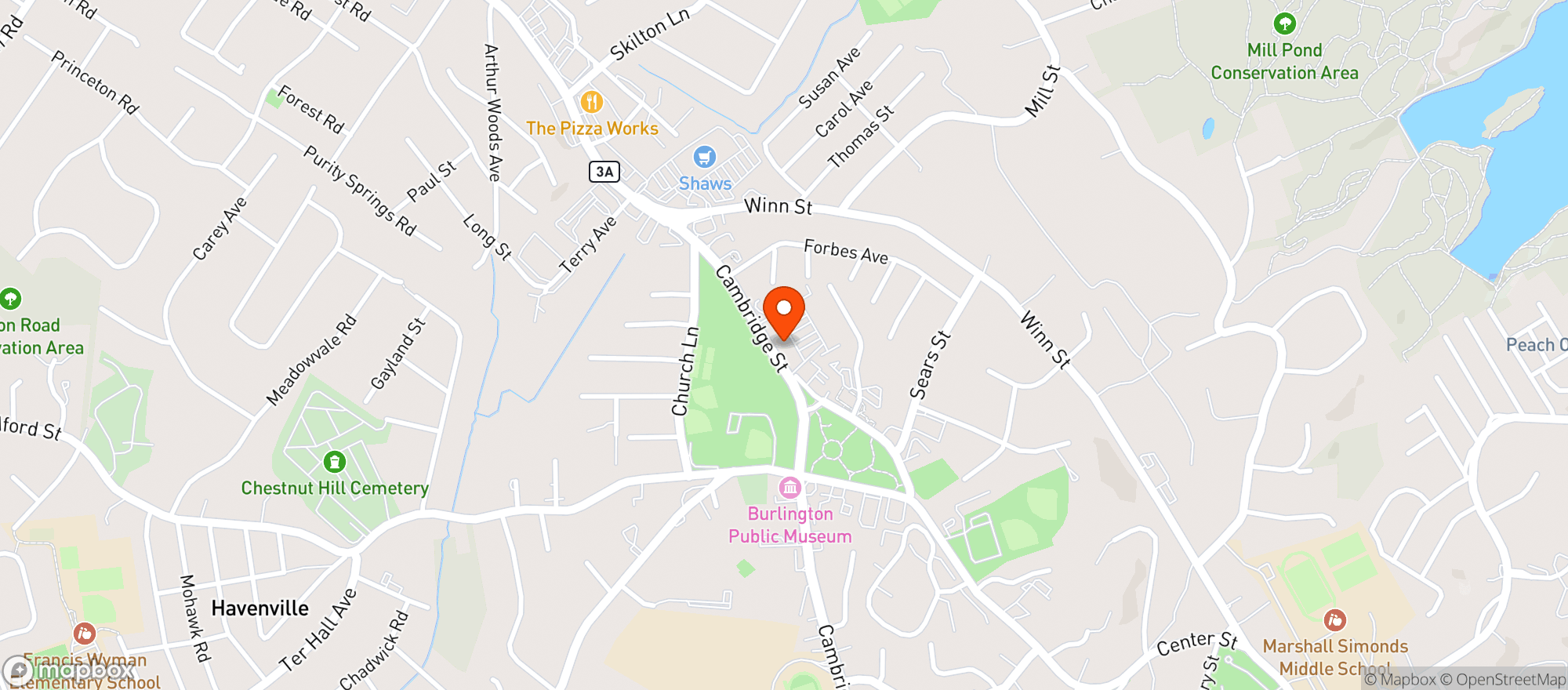 Map showing Birdie Bar