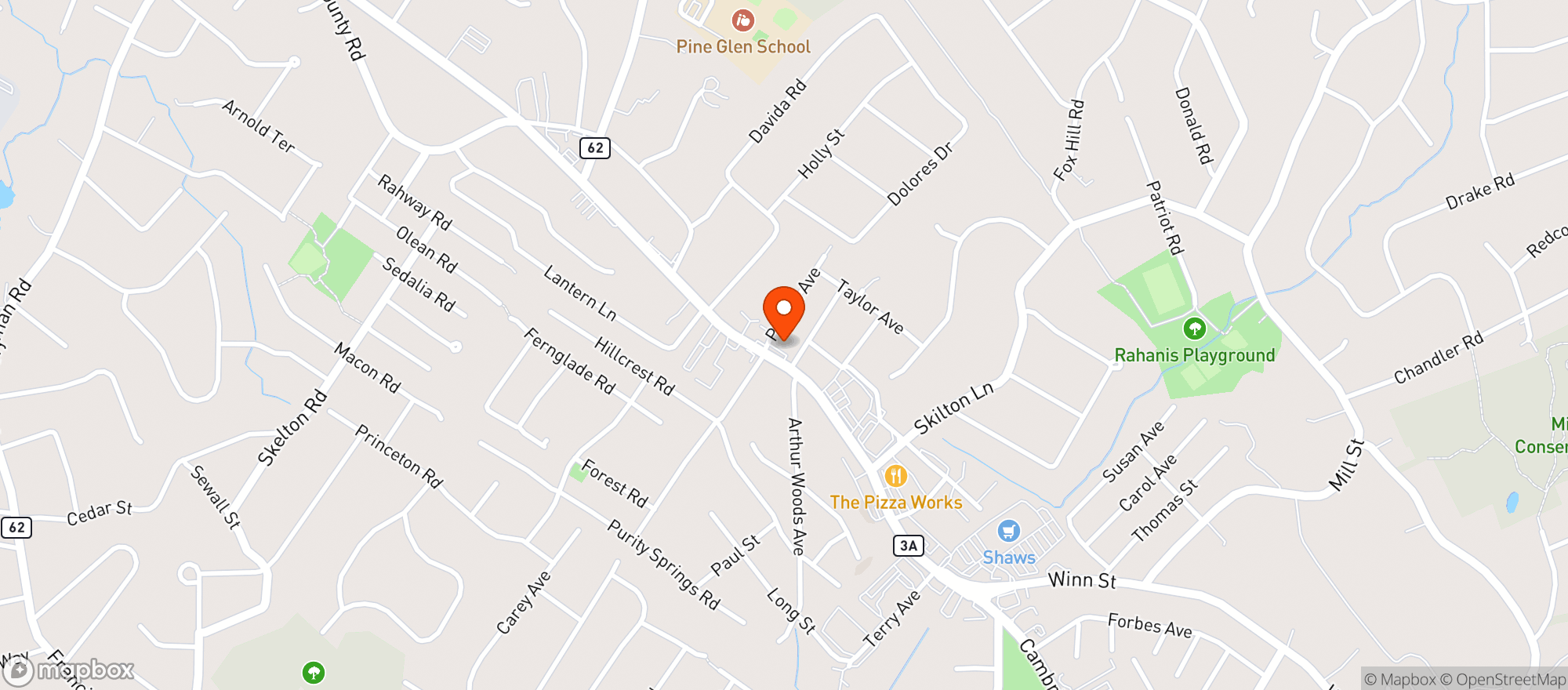 Map showing Olde Towne Liquors