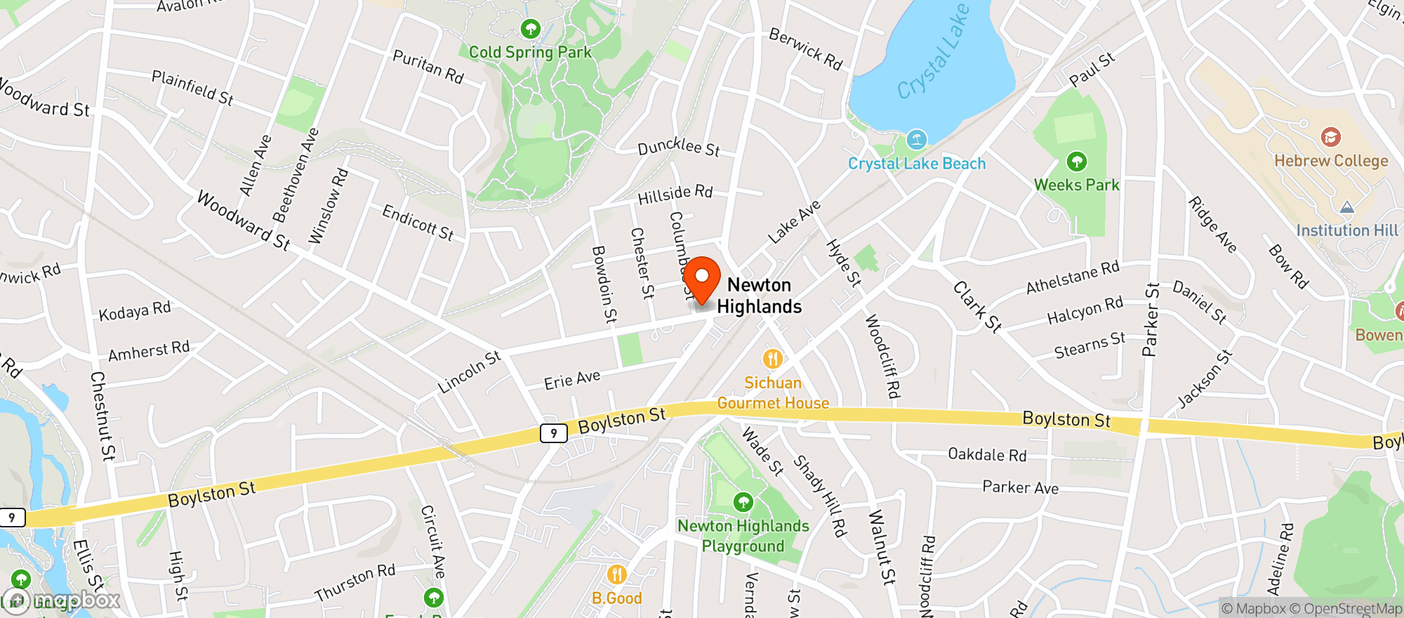 Map showing Buttonwood