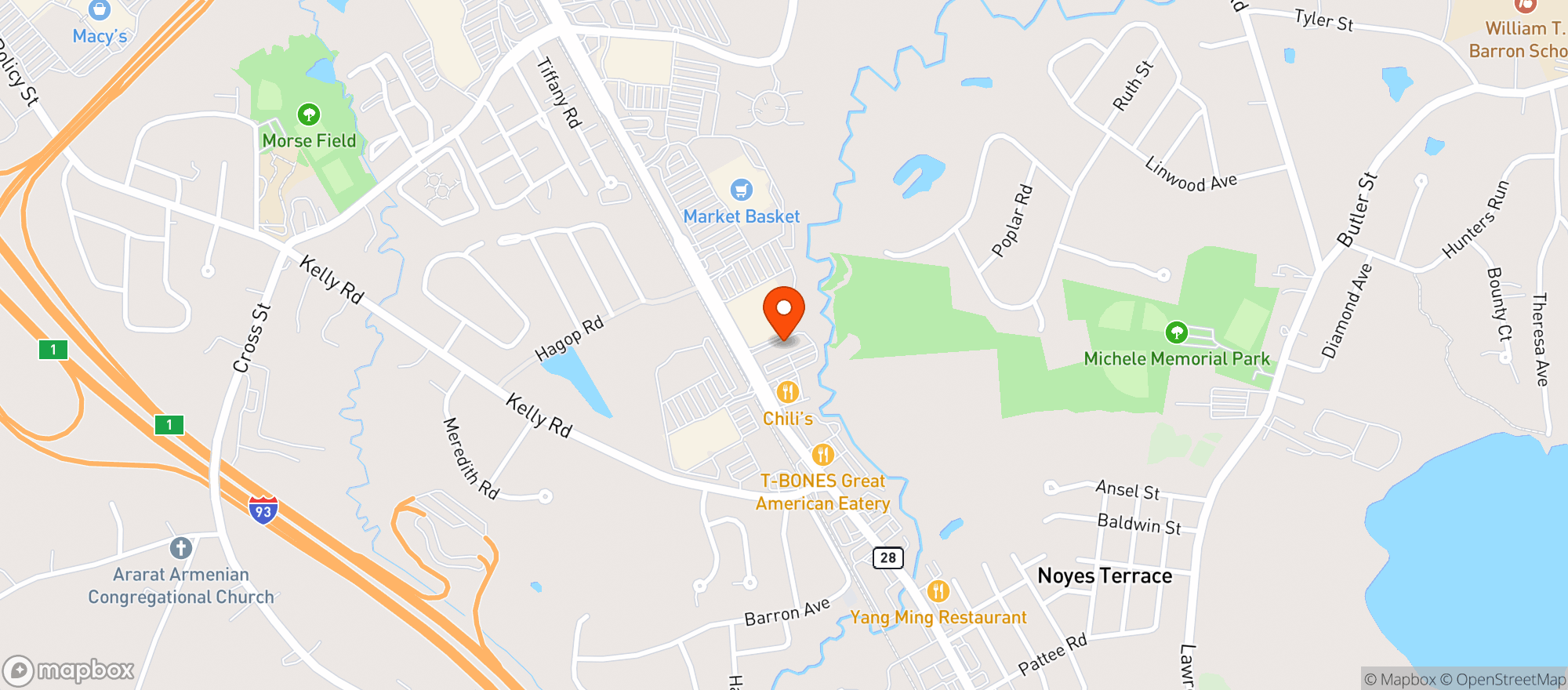 Map showing Vitamin Shoppe - Salem