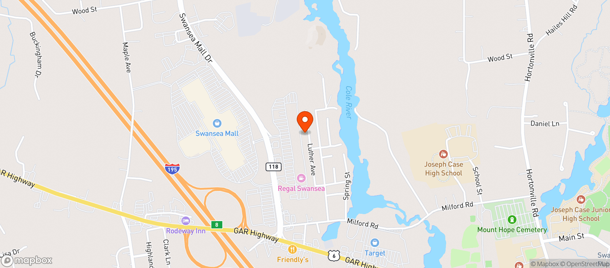 Map showing YANKEE - SWANSEA