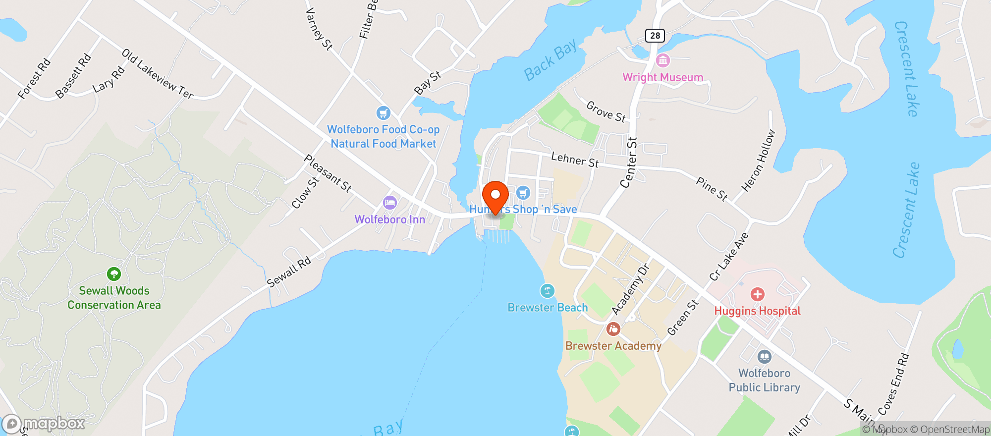 Map showing Localtopia