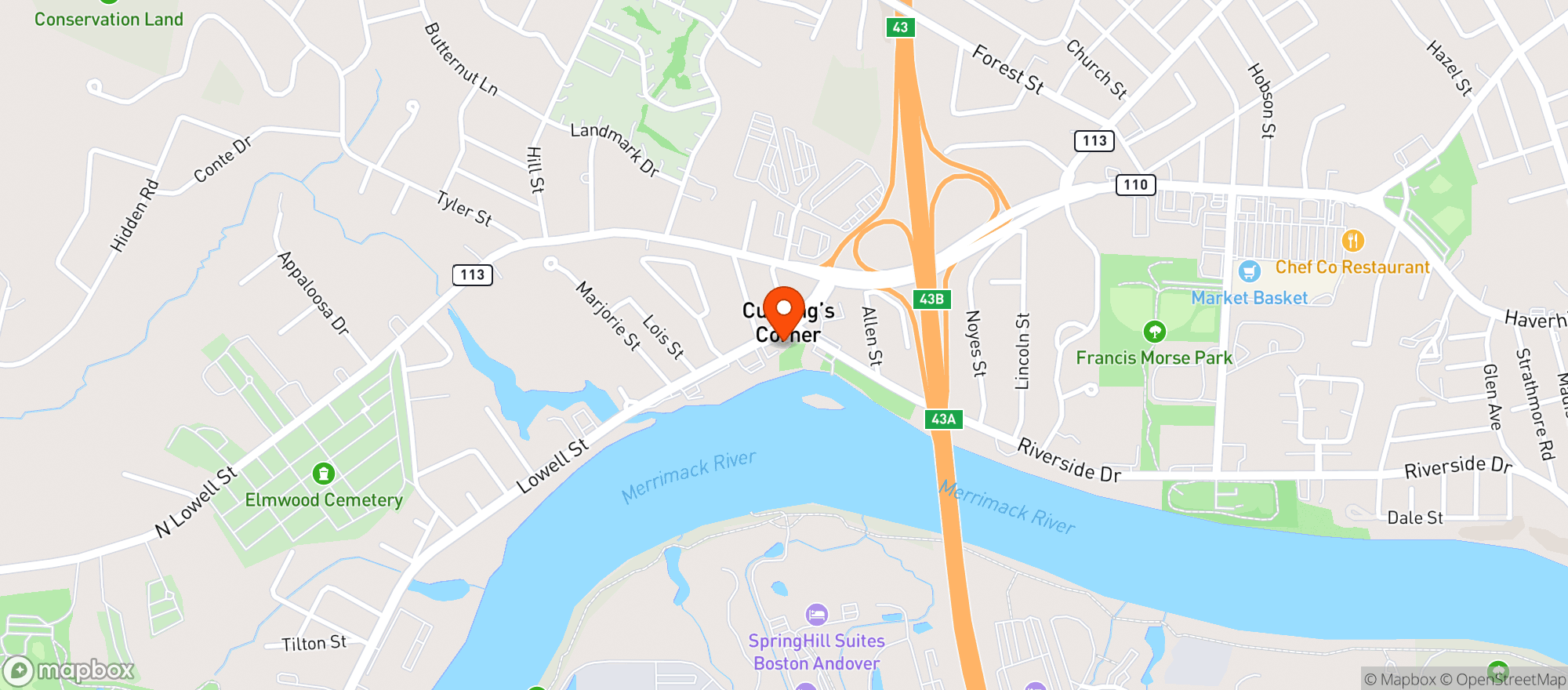 Map showing Methuen Package